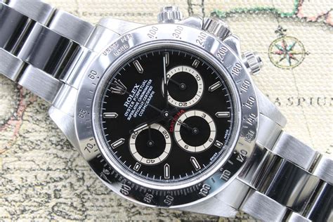 rolex zenith black dial